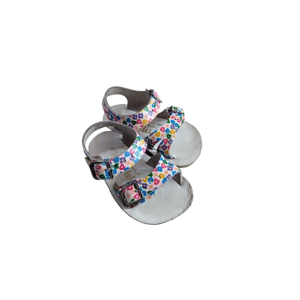 Sun-Sand by Hoyway Floral Salt Water Sandals Infant Size 2